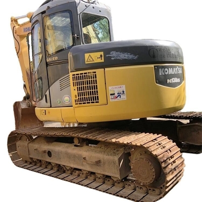 Cummins 68.4KW Used Komatsu PC128 PC138 Crawler Excavator Machine for Construction Needs