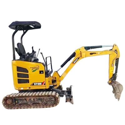 2019 Year Small Hydraulic Excavator SY18 Mini Digger with Rubber Crawler Moving Type