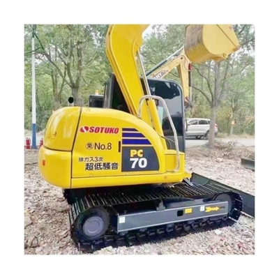 Komatsu PC 70-8 Excavator Sale Original Hydraulic Valve and Japan Engine Wiring Design