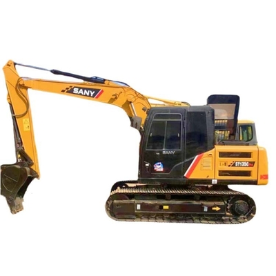 Crawler Chain Earth-moving Machinery Used Sany 135 Excavator 13 Ton with ISUZU Engine