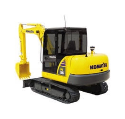 Operating Weight 5000 KG 5 Ton Japan Mini Excavator Komatsu PC 56U with 50 KW Power