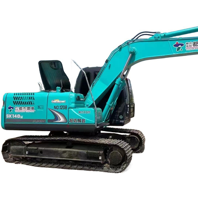 14 Ton Kobelco SK140LC Excavator Used Excavator 2022 Year Original Hydraulic Cylinder