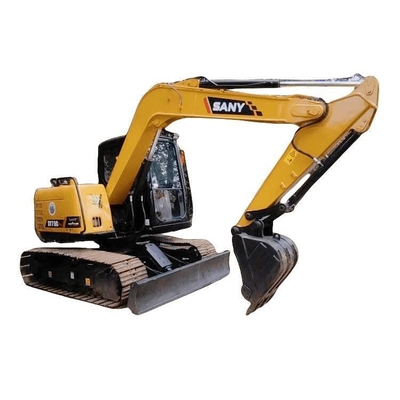 Small Construction Machinery Used SANY SY75C Excavator with Original Hydraulic Pump