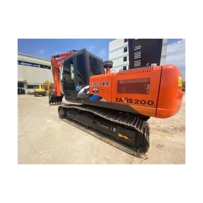 24 Ton Used Hitachi ZX200 Crawler Excavator in Japan with and Original Hydraulic Valve