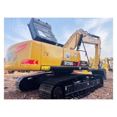 Original 21 Ton Crawler Chain Sany SY215 Used Excavator With 0.93m3 Bucket Capacity