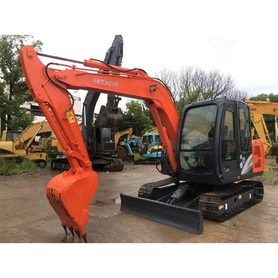 0.28m3 Bucket Capacity Hitachi ZX60 Mini Digger 6 Ton Crawler Excavator with Low Hours