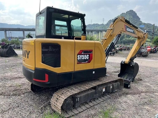 Made in China used Sany SY55C Pro excavator 5 ton with less hour