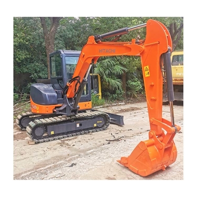 Affordable Second-hand HITACHI ZX50U Mini Crawler Excavator with Original Parts and Valve