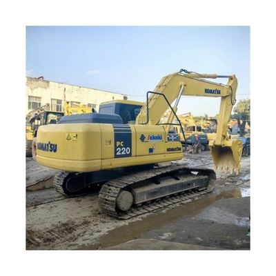 Original Japan Used Komatsu PC220-7 PC220 Excavator with Original Hydraulic Cylinder