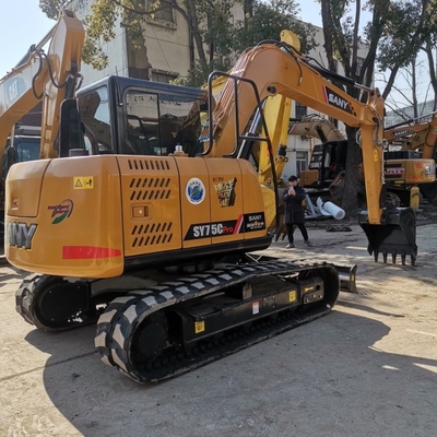 Made in China used Sany SY75C Pro excavator 7 ton with near manufacture year