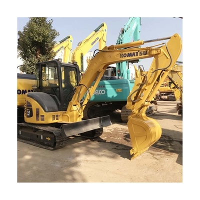 Good Condition 5 Ton Mini Used Komatsu PC55MR Crawler Excavator with Thumb from Japan