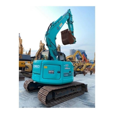 Free Spare Parts on 2021 Year Kobelco SK75 Mini Excavator with 6850KG Operating Weight