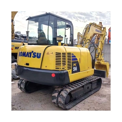 Year 2020 Original from Japan 5 Ton Mini Used Komatsu PC56 Crawler Excavator in Shanghai