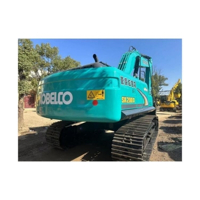 20 Tons Japan Kobelco SK200-8 Excavator Digger Machine With Original Hydraulic Valve