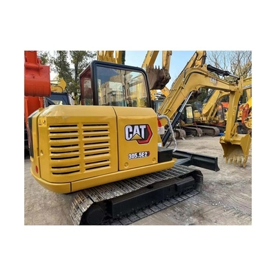 Used CAT 305.5E2 Mini Crawler Excavator with 0.22 m3 Bucket Capacity in Good Condition