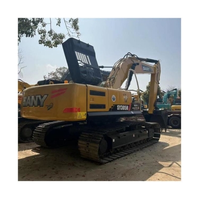 Excavadora Sany 305 de segunda mão com cilindro hidráulico original e 728 horas de trabalho