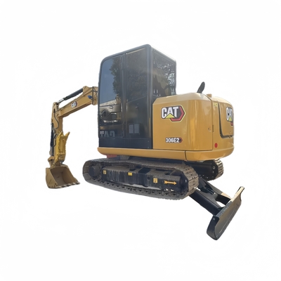 Original Japan Caterpillar Cat 306E Excavator 6 Ton Mini Digger with Hydraulic Valve