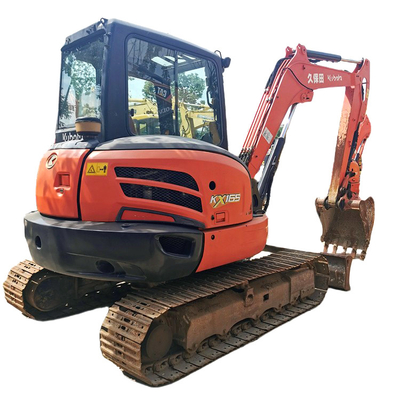 Year 2019 Used Japan Original 6 Ton Mini Kubota Excavator KX165 in Good Condition