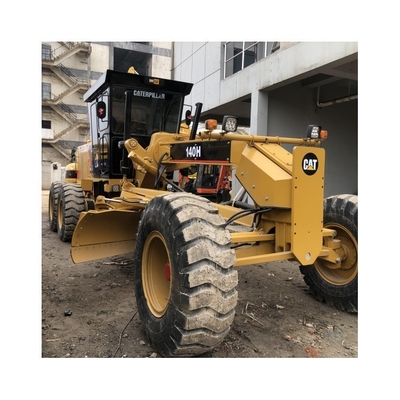 Used CAT140H Grader Equipment for Engineering Earthwork Cost in USA 2110 Working Hours