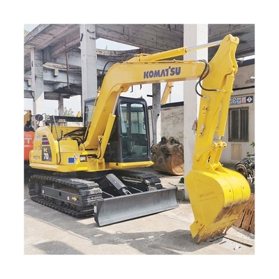 Second Hand Komatsu PC 70-8 Mini Excavator 7 Ton in Japan with Original Hydraulic Valve