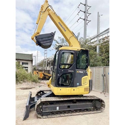 Good Health Starts with Equipment 8 Ton Mini Used Komatsu PC78-8 Excavator from Japan
