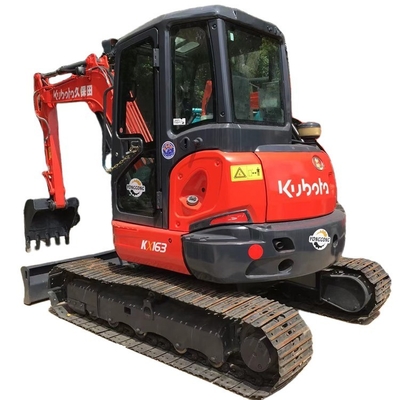6 Ton Used Kubota KX163-5 Mini Excavator with 0-2000 Working Hours in Shanghai Stock