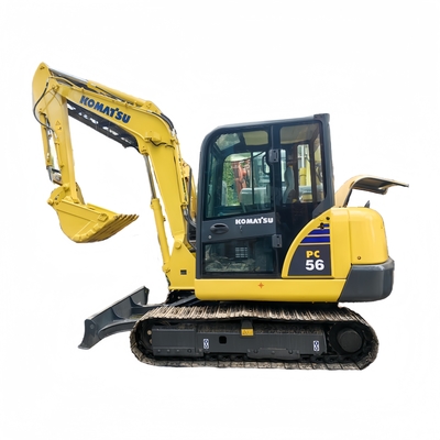 Komatsu PC56 Excavator For Construction Used Mini Excavator 34.5KW Machine Weight 5000 KG