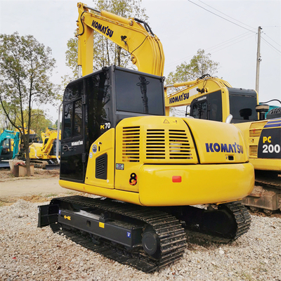 Good Health Japan Original Crawler Chain Komatsu PC70 Excavator With Low Working Hours