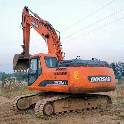 Made in Korea original painting used doosan dh225lc-9 excavator 22 ton for sale
