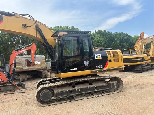 Max Bucket Loading Weight 1.85 Ton Used Cat Excavator For  Construction